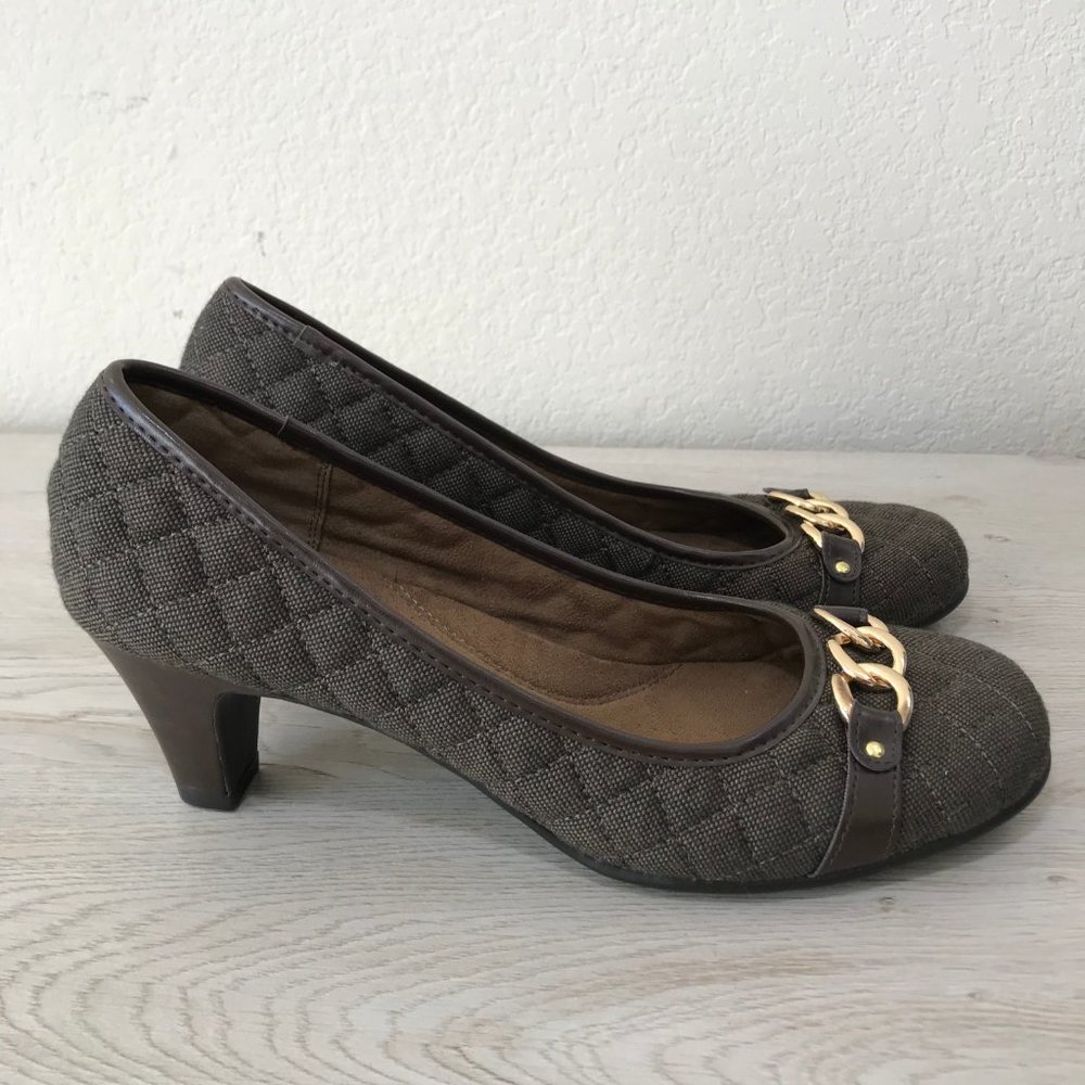Aerosoles Heelrest Brown Heels Sz 9.5